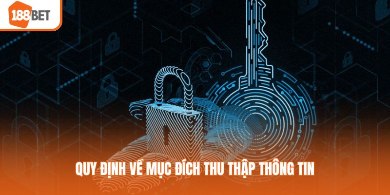 Chính Sách Bảo Mật 188BET- Quy Định Về An Toàn Dữ Liệu Quy định về mục đích thu thập thông tin